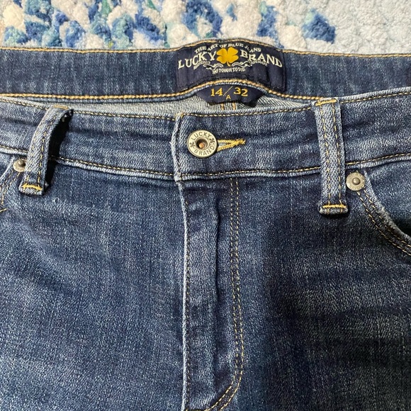 Lucky Brand Blue Straight Jeans Versatile Everyday Wear- Women’s 14/32 - Picture 7 of 13